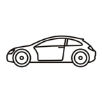Car five - Easy coloring cars Car five - Easy coloring cars