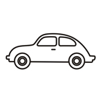 Car four - Easy coloring cars Car four - Easy coloring cars