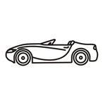 Car six - Easy coloring cars Car six - Easy coloring cars