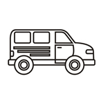 Car three - Easy coloring cars Car three - Easy coloring cars